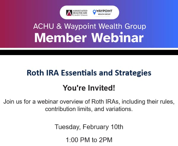 waypoint webinar Waypoint Webinar - Roth IRA's