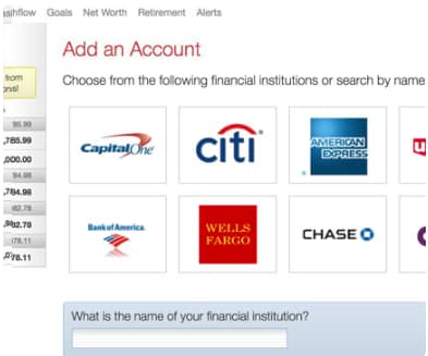 My Financial Pul$e account screen sample