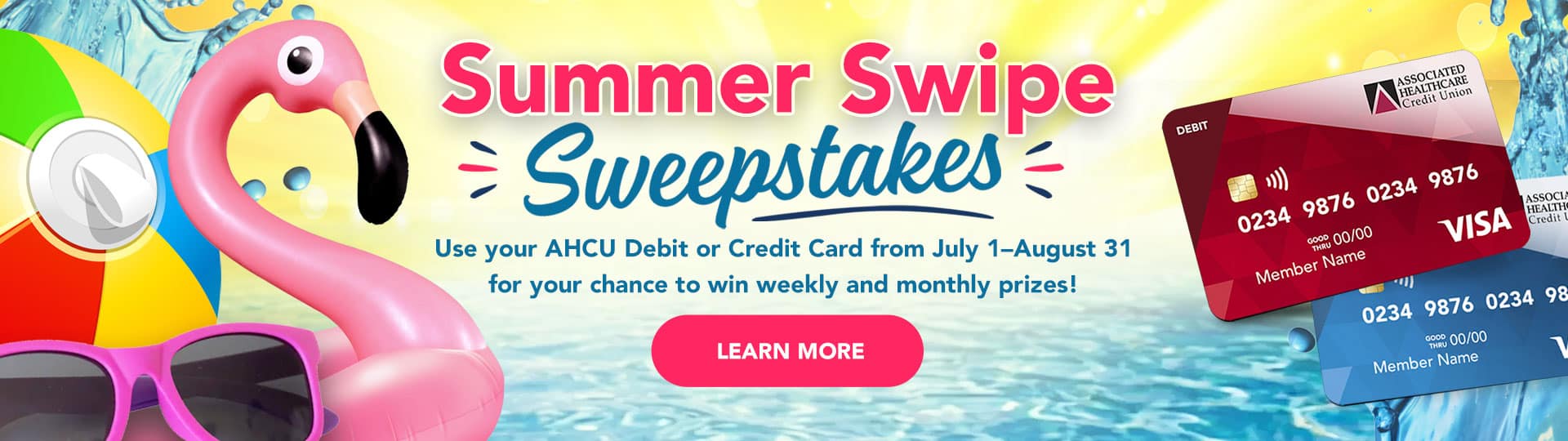 AHCU Summer Swipe Sweepstakes AHCU Summer Swipe Sweepstakes